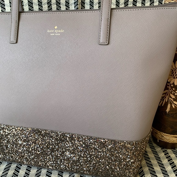 Kate Spade Greta Court Penny Giltter Large Tote - Picture 2 of 8